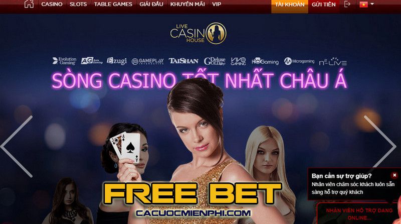 Giao diện trang web của Vinbet Games - Vinbet