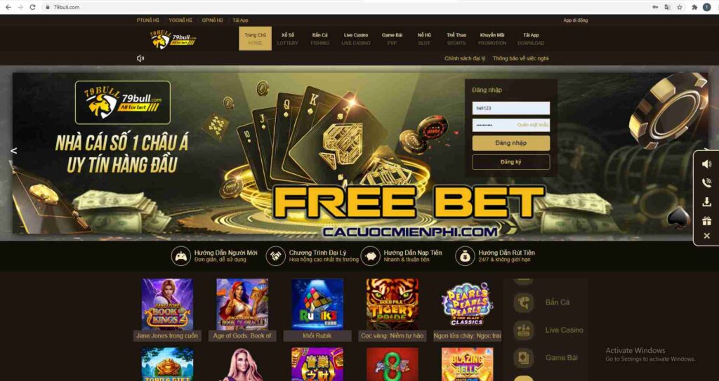 Hướng dẫn cá cược và giao dịch của công ty game cấp M788 - M788